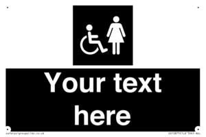 Custom information: black panel disabled and female